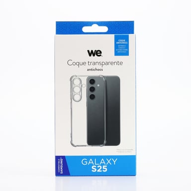 Coque de protection Transparent : 4 coins renforcés - anti-chocs - ultra-résistant - semi-rigide - compatible pour GALAXY 25