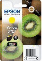 Epson 202 4.1ml 300pages Jaune cartouche d'encre - cartouches d'encre (Epson, Jaune, Expression Photo XP-6000, XP-6005, 4,1 ml, 300 pages) - Neuf
