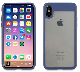 Coque Crystal Bump Edition Bleu: Apple Iphone X/Xs