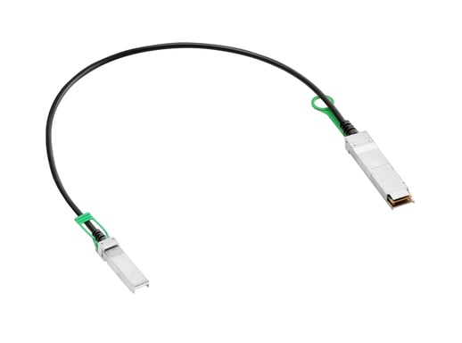 HPE Aruba Networking 50G QSFP56 to SFP56 0.65m DAC Cable