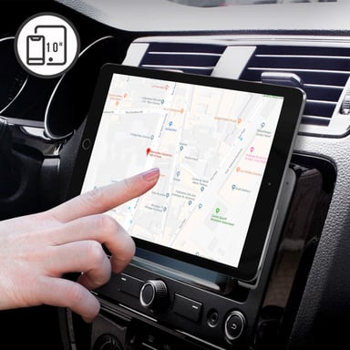 Support Voiture Magnétique Fixation Lecteur CD Rotatif 360° S-Grip Swissten Noir