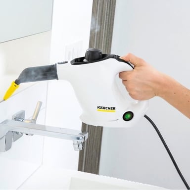 Kärcher SC 1 EasyFix Limpiador a Vapor Portátil 1200 W Negro, Blanco