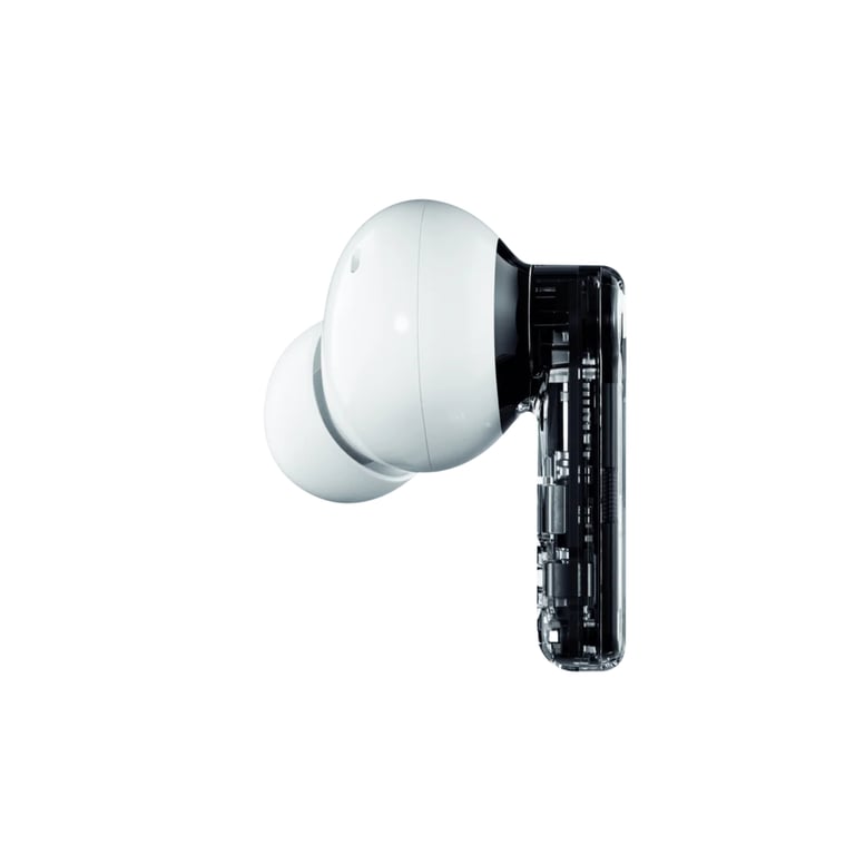 Nothing Ear Casque True Wireless Stereo (TWS) Ecouteurs Appels/Musique USB Type-C Bluetooth Transparent, Blanc - Excellent état