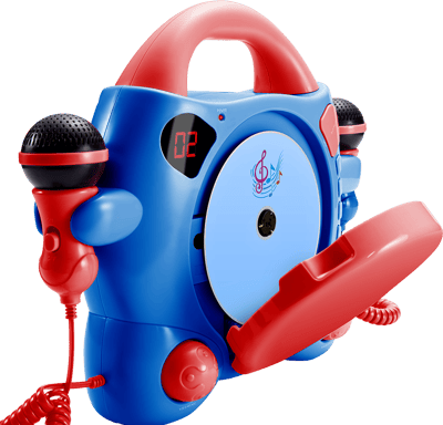 Lettore CD Bigben CD59 blu e rosso da personalizzare