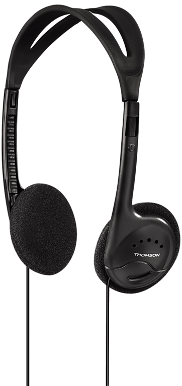 Casque HED1115BK, supra-aural, ultra-léger, noir
