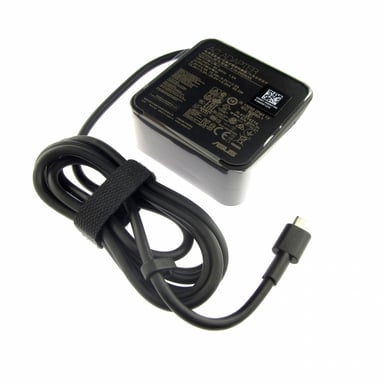 Cargador original 65W USB-C PD 3P Tipo C (fuente de alimentación) A19-065N3A, 0A001-00443500, enchufe USB-C