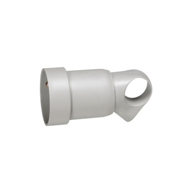 Prise femelle en ligne LEGRAND 2P+T 16A 25042165 anneau de préhension Gris