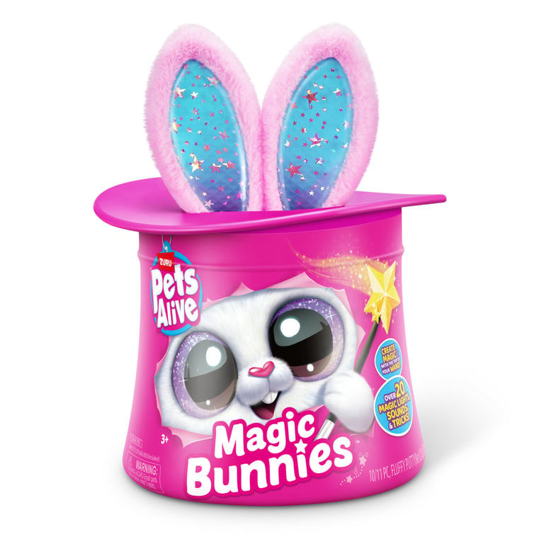 Peluche Interactive ZURU 7869825 – Magic Bunny Surprise avec Baguette Magique et 20 Surprises - vue 4
