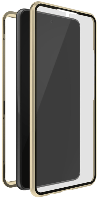 Coque de protection 360° Glass pour Samsung Galaxy S21, or