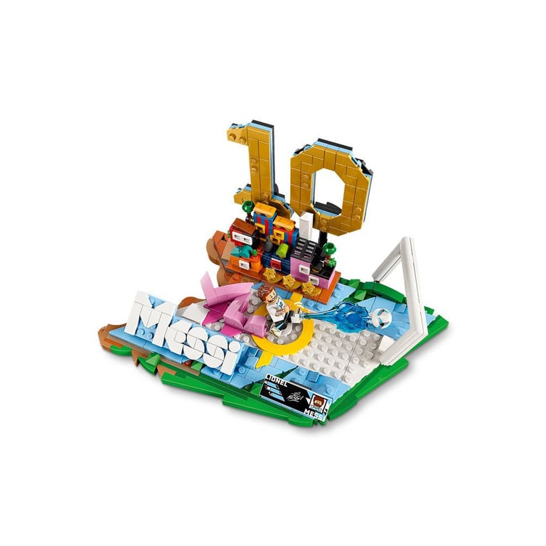 Set d'exposition LEGO Editions 43011 Lionel Messi Best Of 500 pièces Minifigurine Multicolore - Neuf
