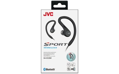 JVC HA-EC25W-B-U écouteur/casque Sans fil Ecouteurs, Minerve Musique Micro-USB Bluetooth Noir