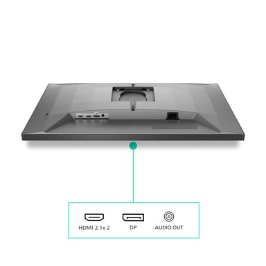 Philips Evnia 3000 27M2N3800A/00 Monitor PC 68,6 cm (27'') 3840 x 2160 Pixel 4K Ultra HD LCD Grigio