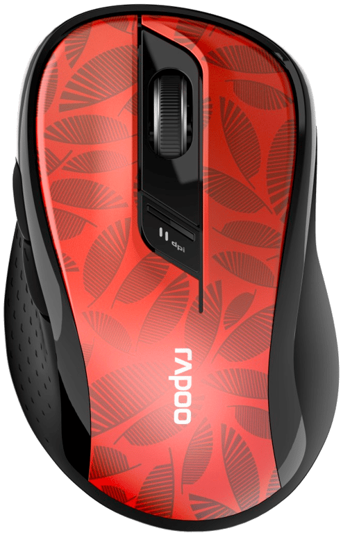 Souris optique sans fil multimode M500 Silent , Rouge foncé