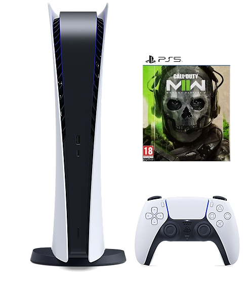 Console Sony Playstation 5 Digital Edition + Call Of Duty Modern Warfare II PS5