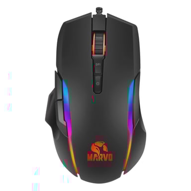 Marvo G945 ratón Juego Ambidextro USB tipo A Óptico 10000 DPI