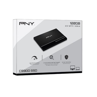 PNY CS900 2,5'' 120 GB Serie ATA III 3D TLC NAND