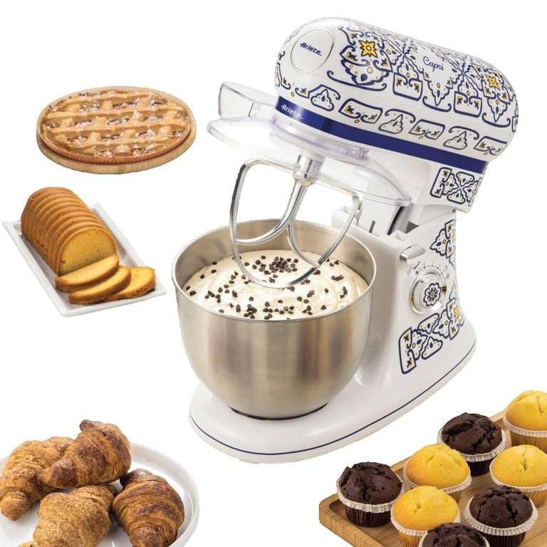 Robot Pâtissier Ariete 1588/0C – 2400W, 5.5L, 7 Vitesses, Inox - vue 5