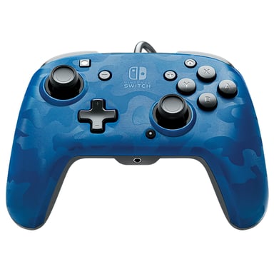 Manette de jeu Faceoff Deluxe+ Analogique/Numérique Nintendo Switch Bleu