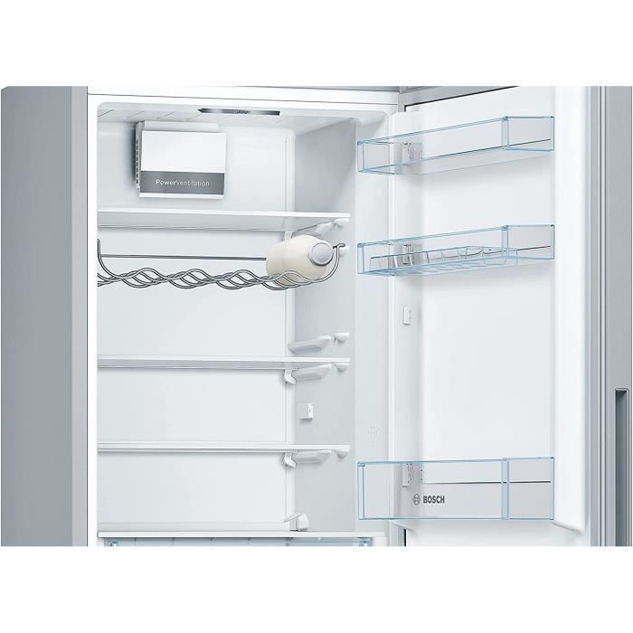 BOSCH Réfrigérateur combiné 308 litres inox KGV36VLEAS - vue 7