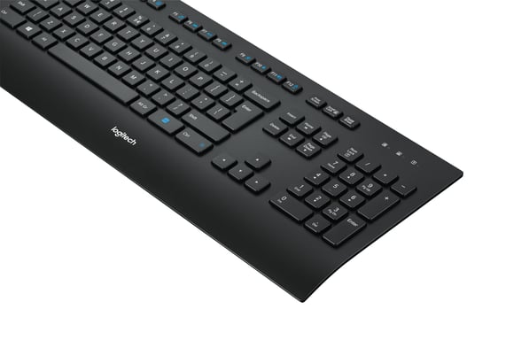 Logitech K280E Pro f/ Business Tastiera USB francese QWERTY Nero