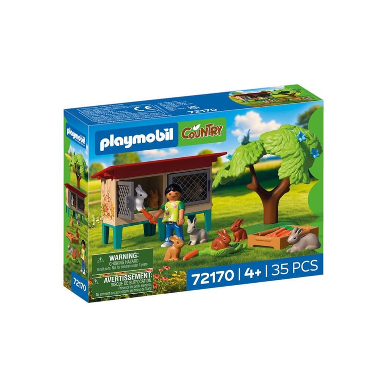 PLAYMOBIL Country 72170 Clapier à lapins et accessoires - vue 2