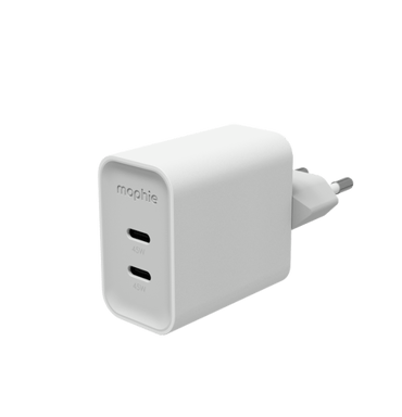 MOPHIE / CHARGEUR SECTEUR GAN / DOUBLE USB-C PD / 45W / BLANC / ROC2026