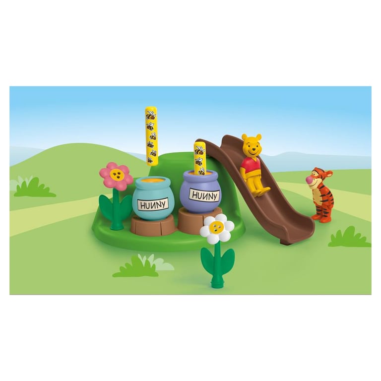 Playmobil Junior & Disney 71694 : Winnie 'ourson et Tigrou avec jardin d'abeilles Playmobil - vue 6