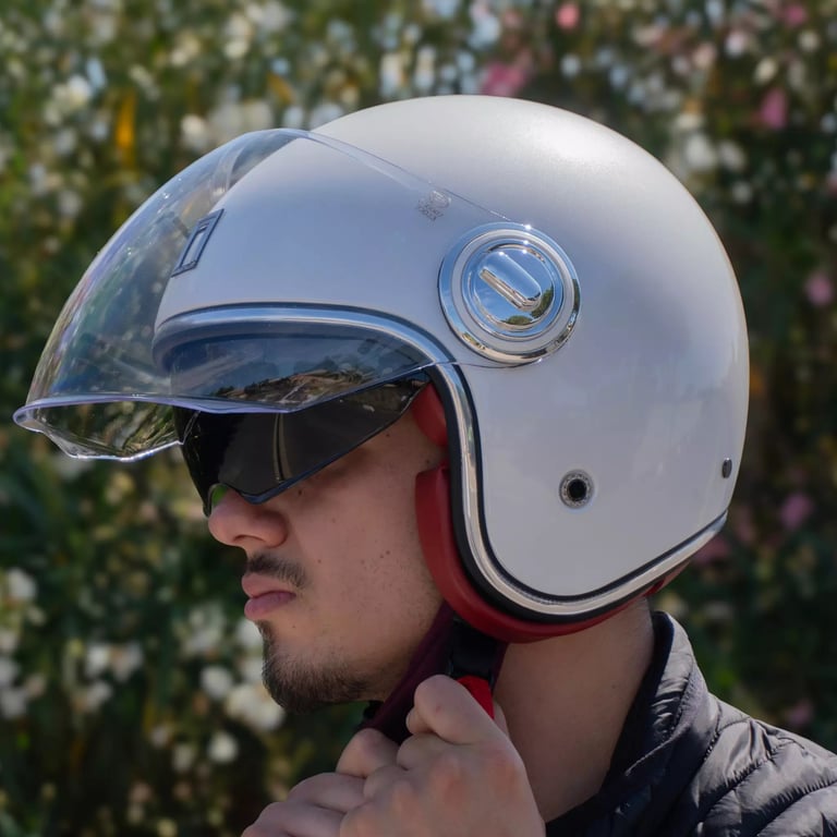 Casque Jet Heritage NOX taille Neuf - vue 8