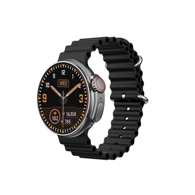 DCU Advance Tecnologic 34157018 smartwatche et montre de sport 3,66 cm (1.44'') AMOLED 30 mm Numérique 466 x 466 pixels Écran tactile Métallique