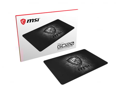 MSI Agility GD20 Tappetino per mouse da gioco nero, grigio