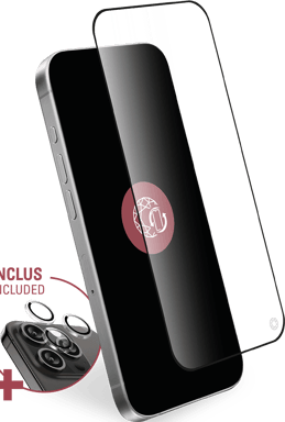 Pack Protège-écran iPhone 16 Pro 2.5D Original + 3 Protège Lentilles + Garantie à vie - Certifié GRS Force Glass