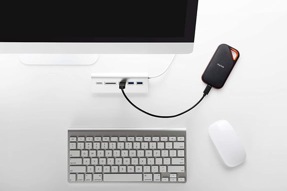 SanDisk Extreme PRO 2 TB 3.2 Gen 2 (3.1 Gen 2) Negro, Naranja