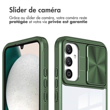 imoshion Coque arrière Camslider pour Samsung Galaxy A34 (5G) - Vert foncé