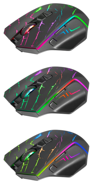 Souris Gaming Defender URAN GM-503 – RF Sans Fil Optique 3200 DPI 8 Boutons - vue 3
