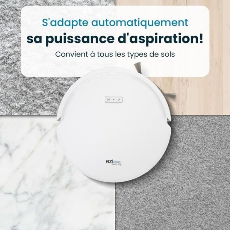 EZICLEAN Aspirateur laveur robot ALL IN ONE Z12 ULTRA - vue 6