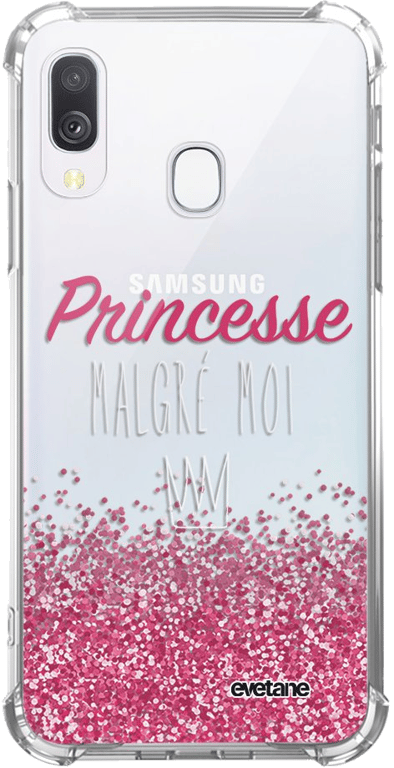 Evetane Coque Samsung Galaxy A20e anti-choc souple angles renforcés transparente Motif Princesse Mal