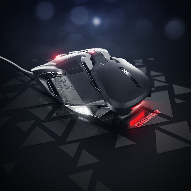 Cherry MC 9620 FPS souris Gaming Ambidextre USB Type-A Optique 12000 DPI Gris - vue 5