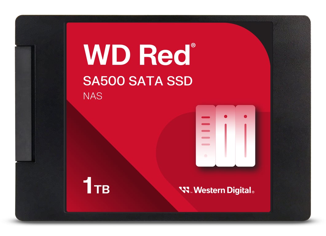 Western Digital Red WD SA500 1 To 2.5  Série ATA III 3D NAND - Neuf