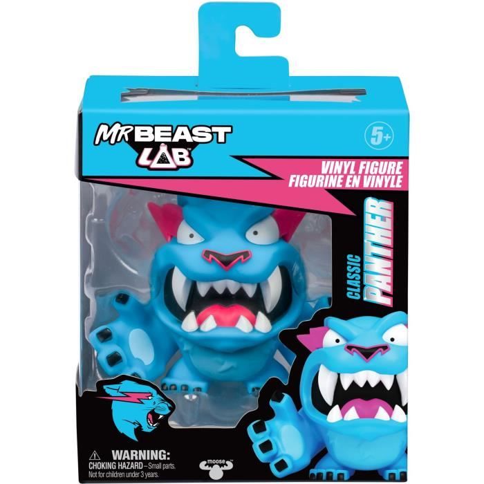 Figurine Vinyle - Panthere Classique Mr. Beast Lab - 8,8 cm, Collection - Neuf