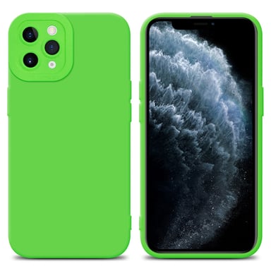 Coque pour Apple iPhone 11 PRO MAX en FLUID VERT Housse de protection Étui en silicone TPU flexible