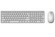 Clavier et souris sans fil W5000 gris et blanc