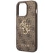 Guess 4G Logo Backcover in metallo per Apple iPhone 14 Pro - Marrone