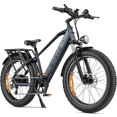 ENGWE E26 250 W, 48 V 16 Ah grigio mountain bike a doppia sospensione
