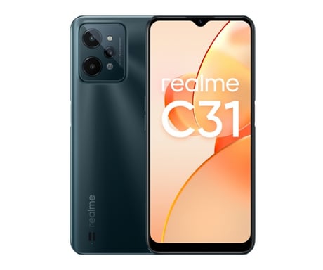 Realme C31 32 GB, verde oscuro, desbloqueado