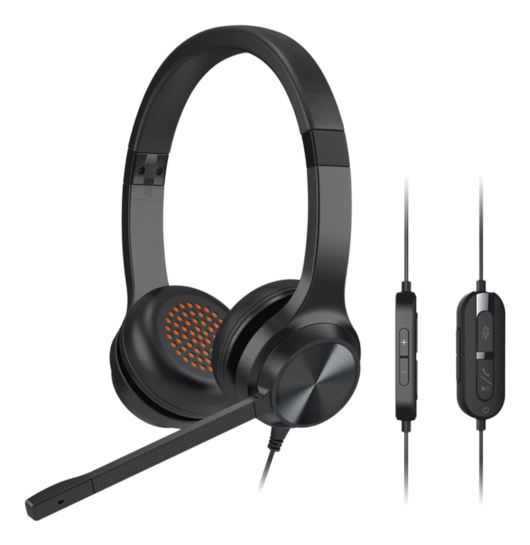 Casque PC On ear filaire Creative Chat USB avec réduction active du bruit - vue 3