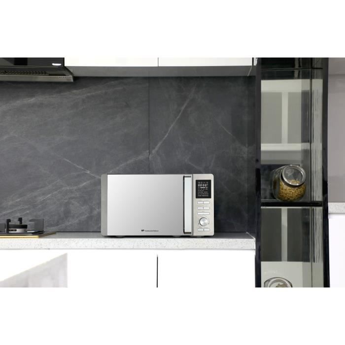 Micro ondes combiné CONTINENTAL EDISON CEMO25SG13S3 25 Porte Miroir Grill Convection - vue 5
