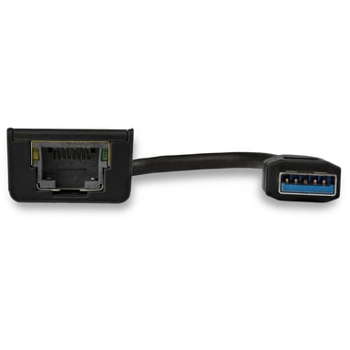 StarTech.com Adattatore di rete da USB 3.0 a Gigabit Ethernet, 10/100/1000 Mbps, da USB a RJ45, adattatore da USB 3.0 a LAN, adattatore Ethernet USB 3.0 (GbE), conformità TAA