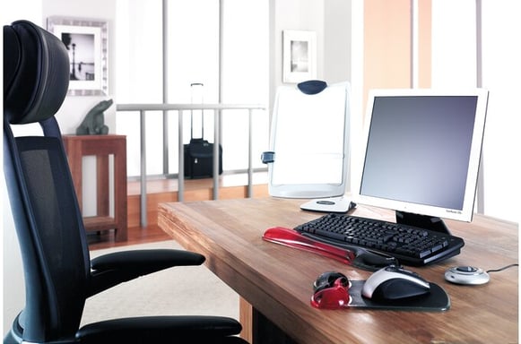 Tappetino per mouse Kensington Duo Gel rosso/grigio scuro