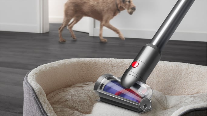 Dyson V12 Submarine Aspiradora escoba 3 en 1 Batería Seca y húmeda HEPA Sin bolsa 0,35 L Níquel, Amarillo
