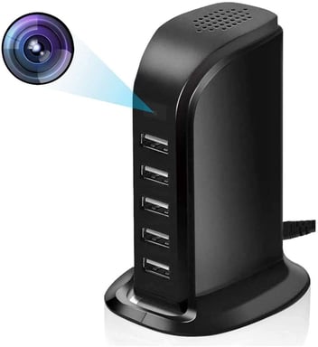 Multiprise USB Caméra Espion Grand Angle 120° Vidéosurveillance Full HD Wi-fi YONIS